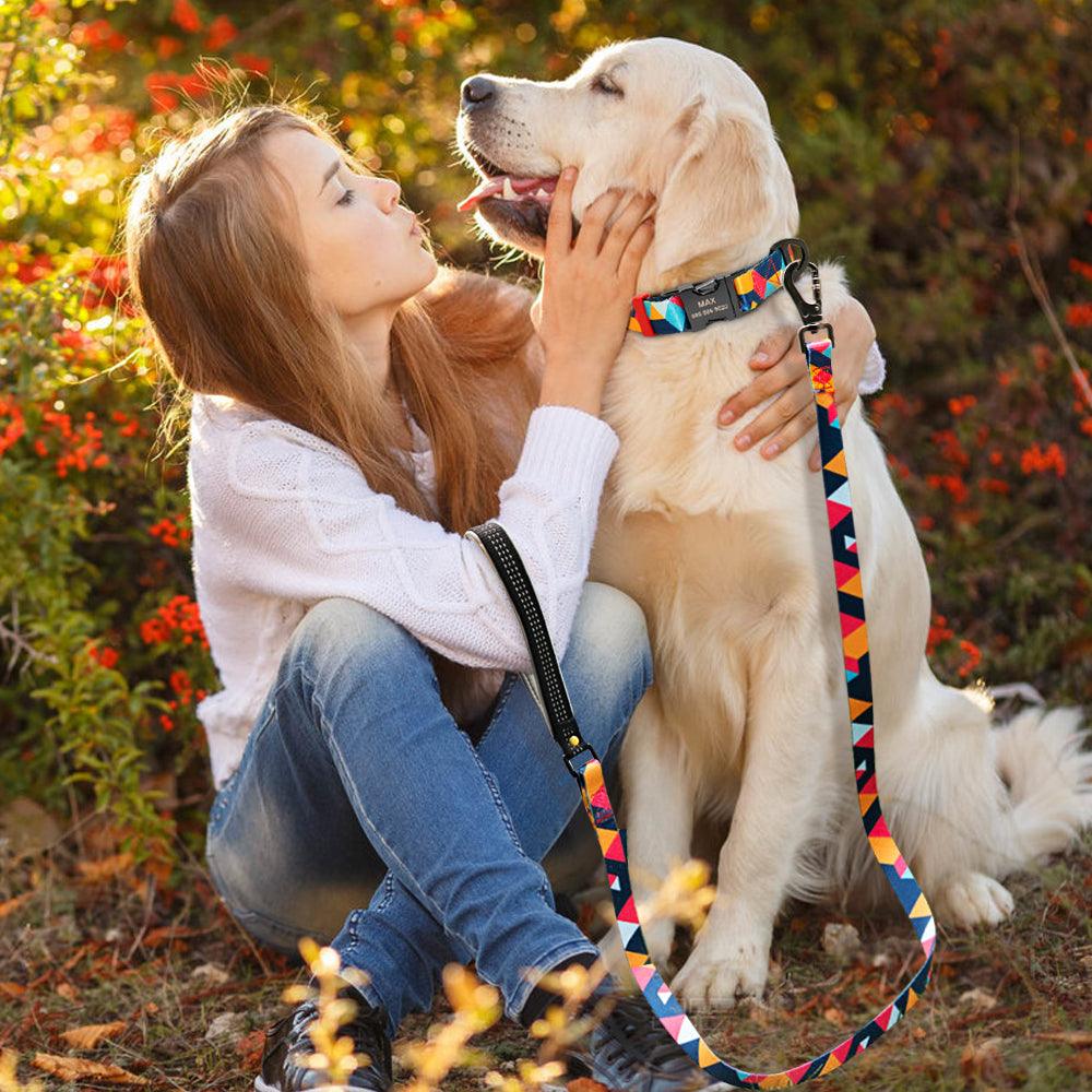 Personalized Pet Id Dog Collar With Customizable Dog Tag-3