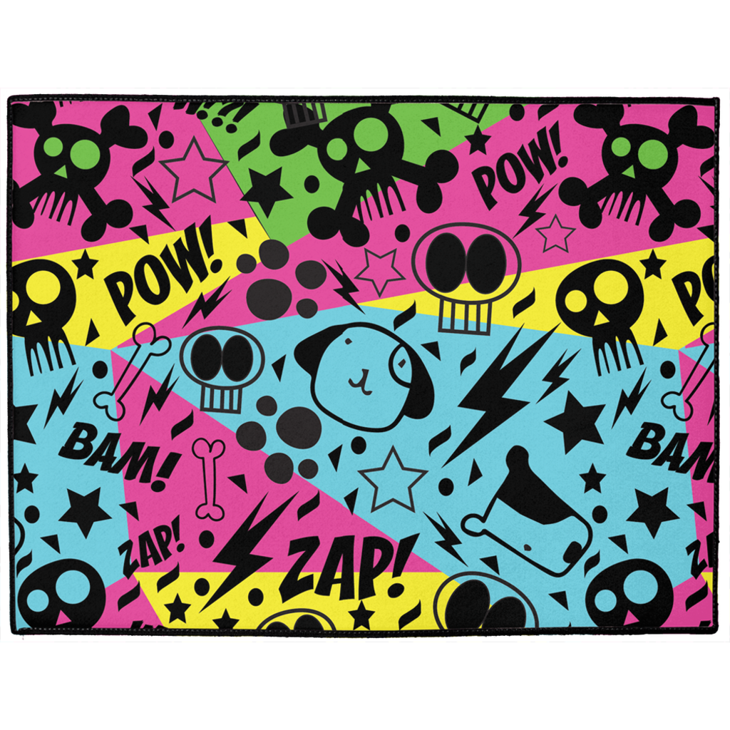 Graffiti Dog Mat