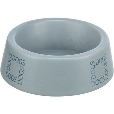 Trixie food bowl drinking bowl dog dogs ceramic gray-blue-0