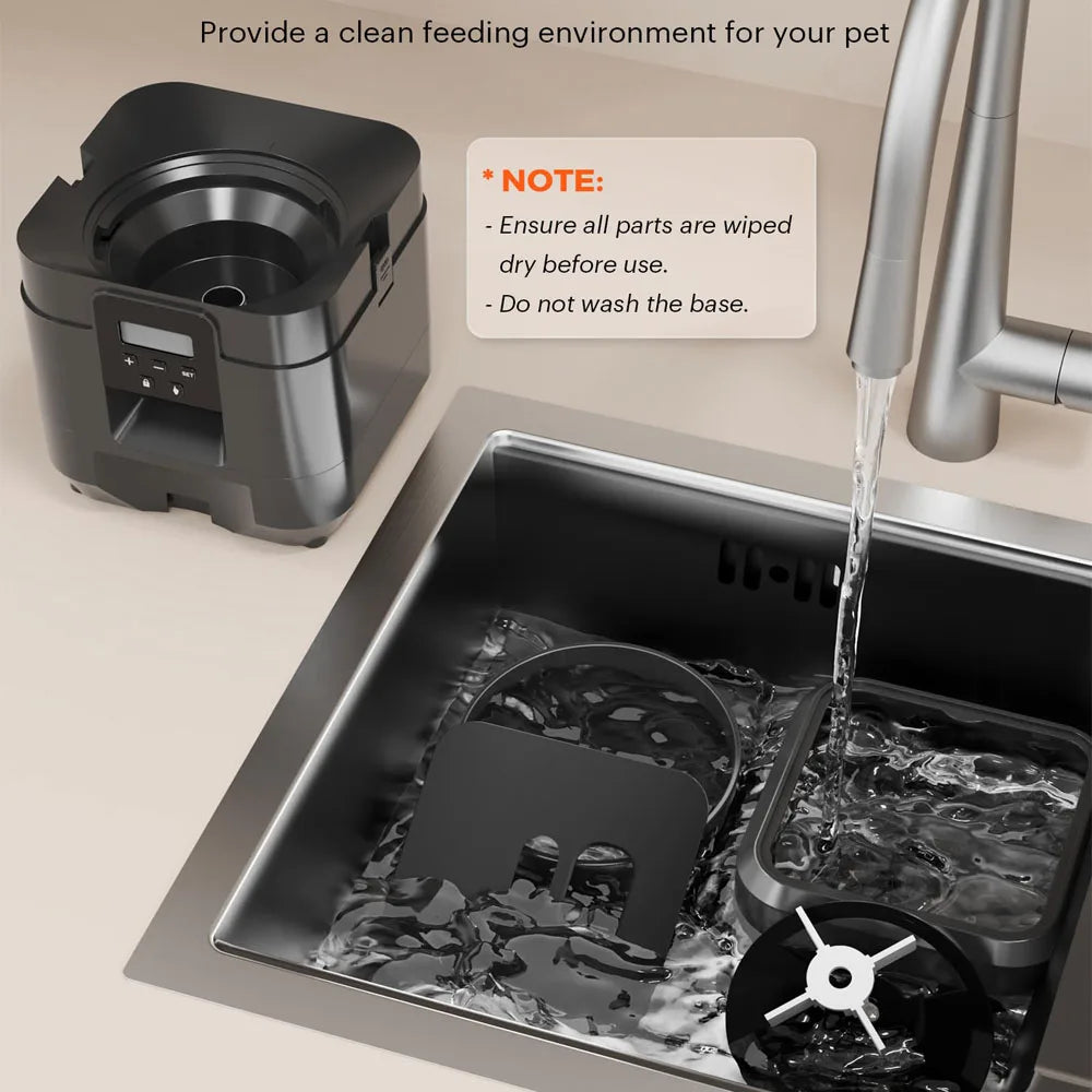 NNEOBA Smart Pet Feeder – Automatic Timed Cat & Dog Food Dispenser with Portion Control