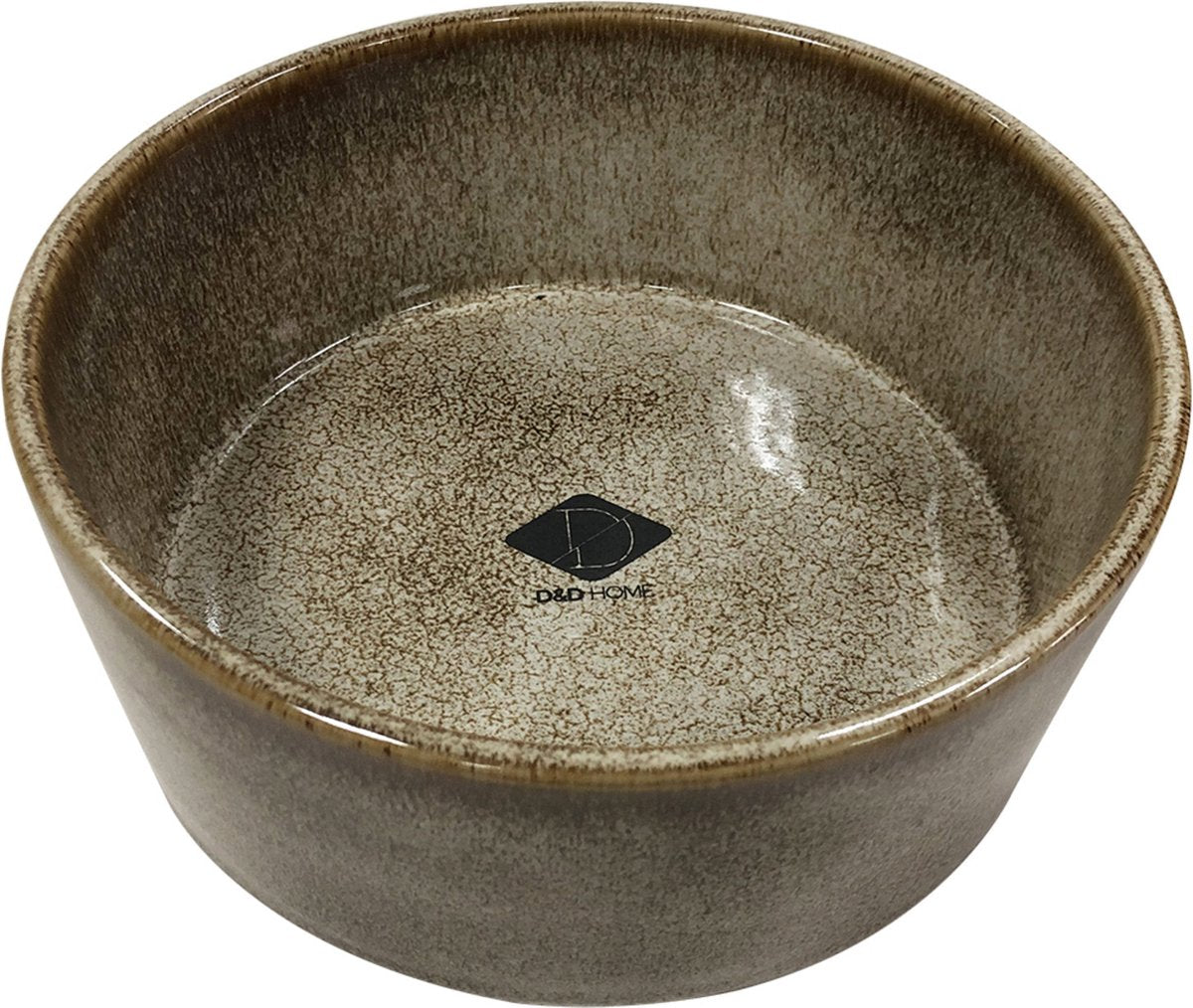 D d home d d food bowl jasper sand - dog food bowl - ø20.8 cm