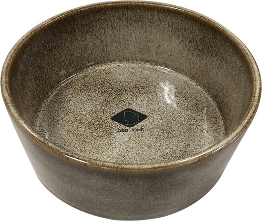 D d home d d food bowl jasper sand - dog food bowl - ø20.8 cm