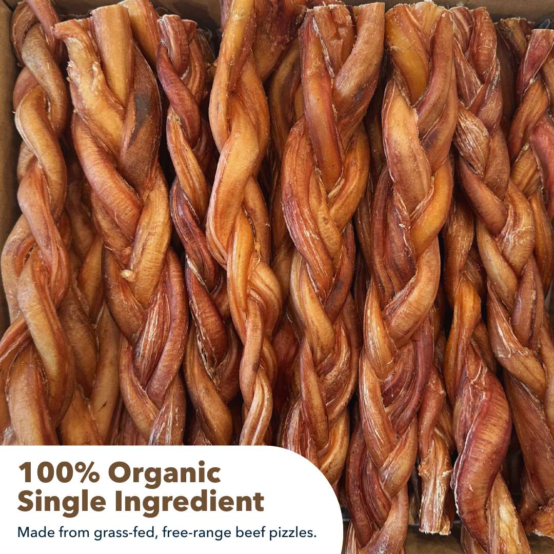 12" MONSTER Braided Bully Sticks