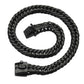 Gold Stainless Steel French Pitbully Dog Collar Leash - Stylish And Durable Pet Chain-3