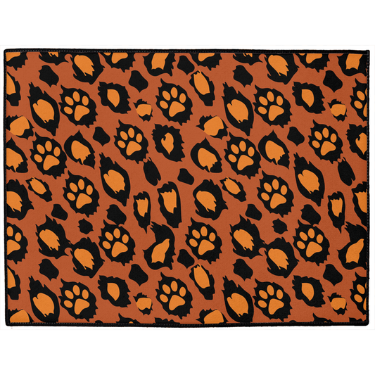 Leopawd Print Dog Mat