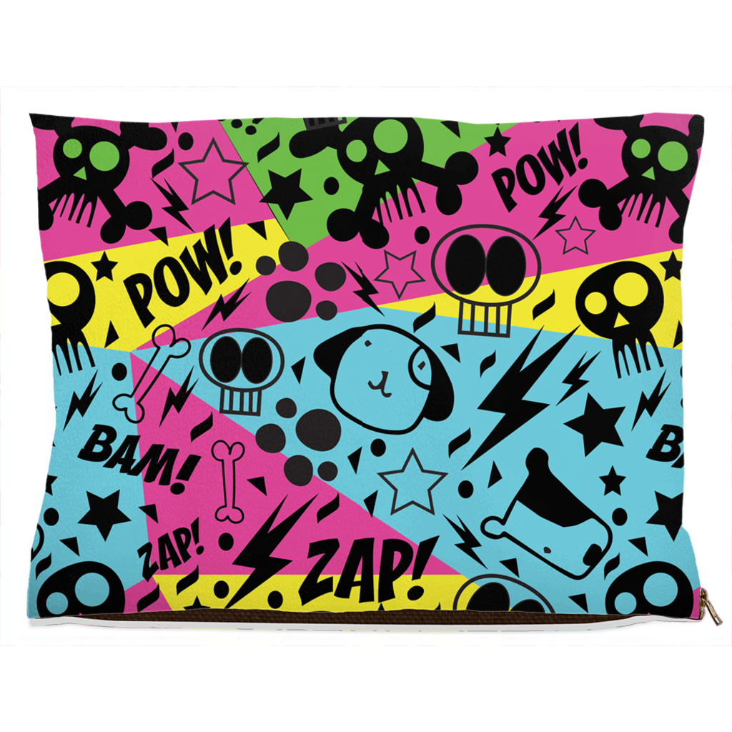 Graffiti Dog Bed-3