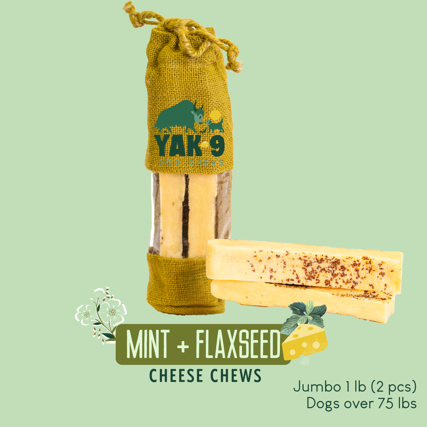 Flaxseed Yak Chews for Dogs