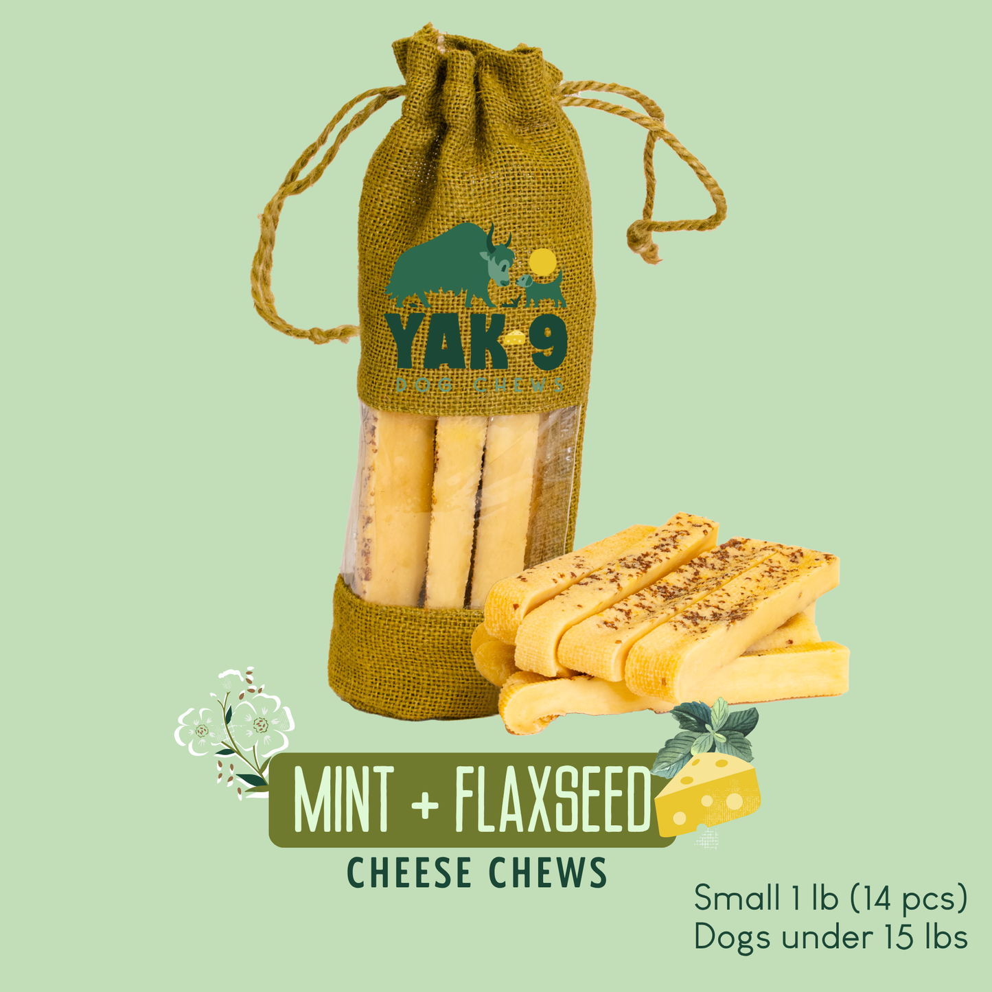 Flaxseed Yak Chews for Dogs