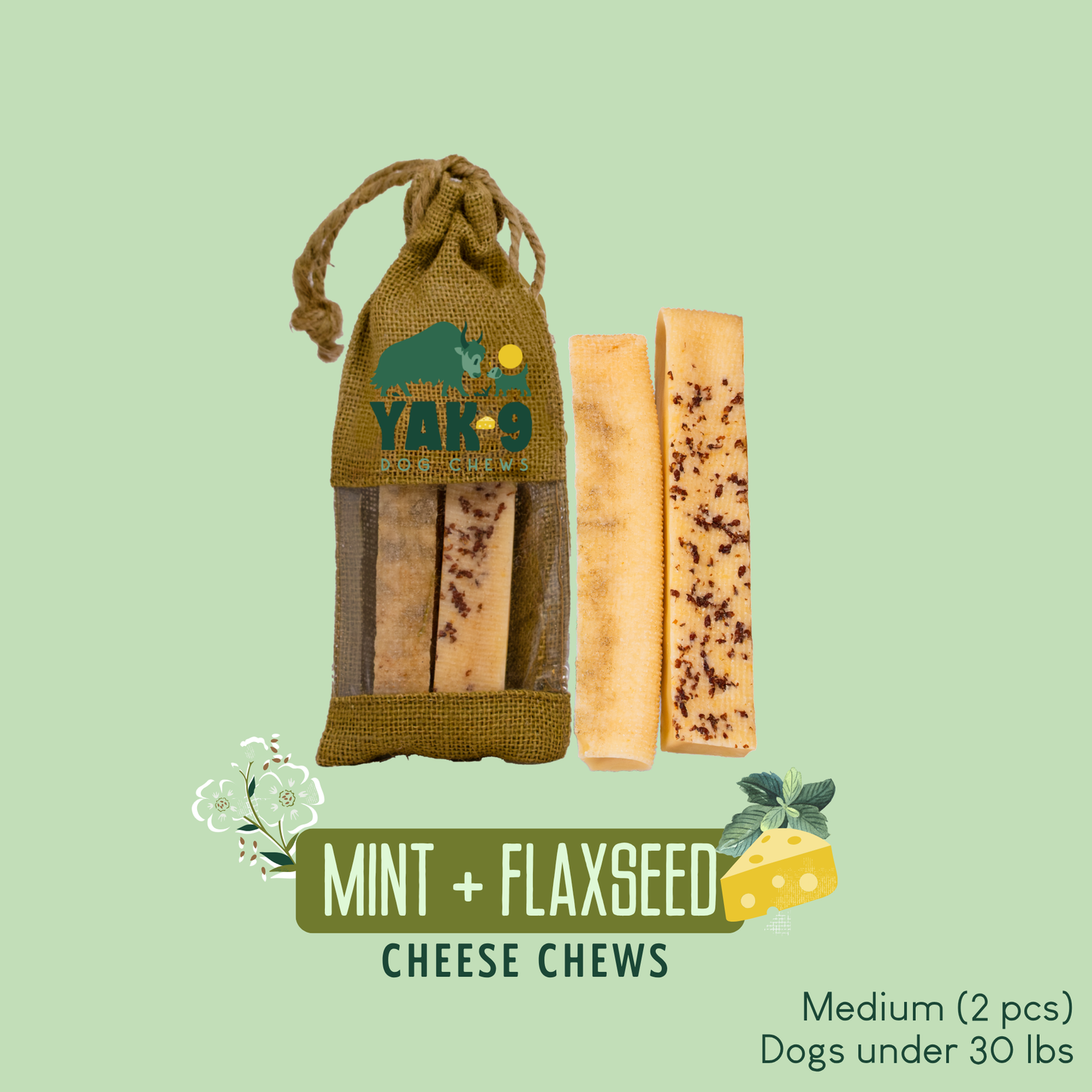 Flaxseed Yak Chews for Dogs