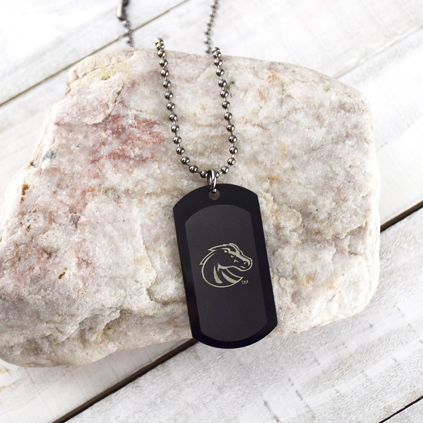 Bronco Dog Tag
