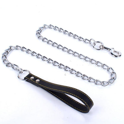 Durable Dog Leash With Anti-Bite Chain - Secure And Stylish Walks For Your Pup!-4
