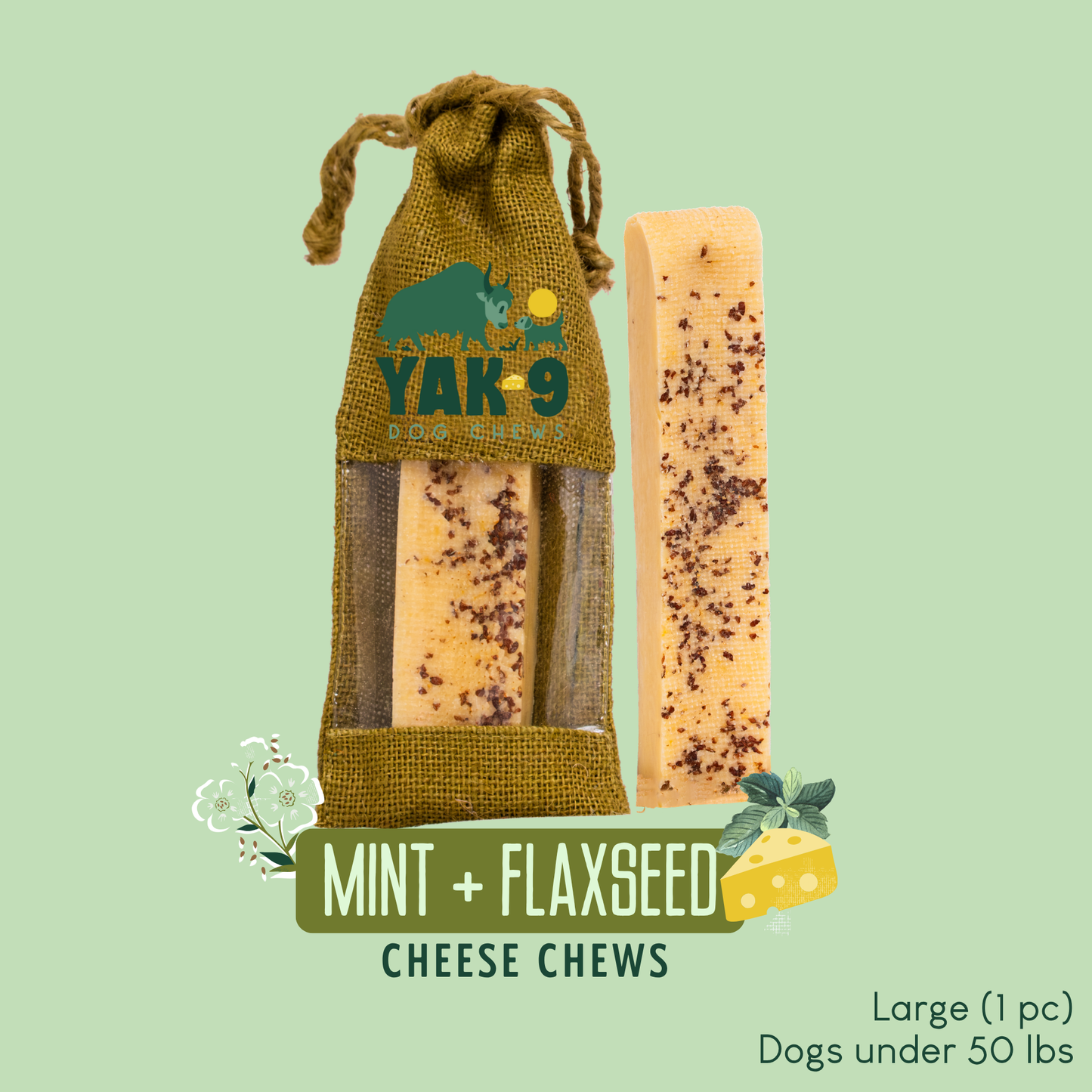 Flaxseed Yak Chews for Dogs