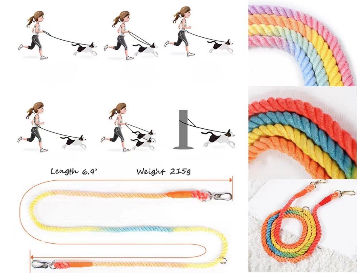 HANDS FREE DOG ROPE LEASH - SODA