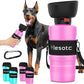 34oz Portable Dog  Water Bottle Dispenser-3.5Gen-2
