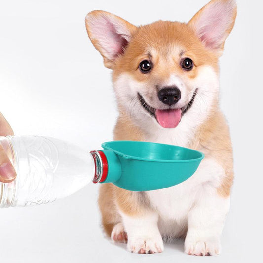 Portable Dog Drinking Bowl Outdoor Water Feeding Pet Outside Water Cup Dog Kettle For Small Breeds Dogs-1