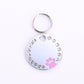 Personalized Round Metal Dog Tag Keychain-6