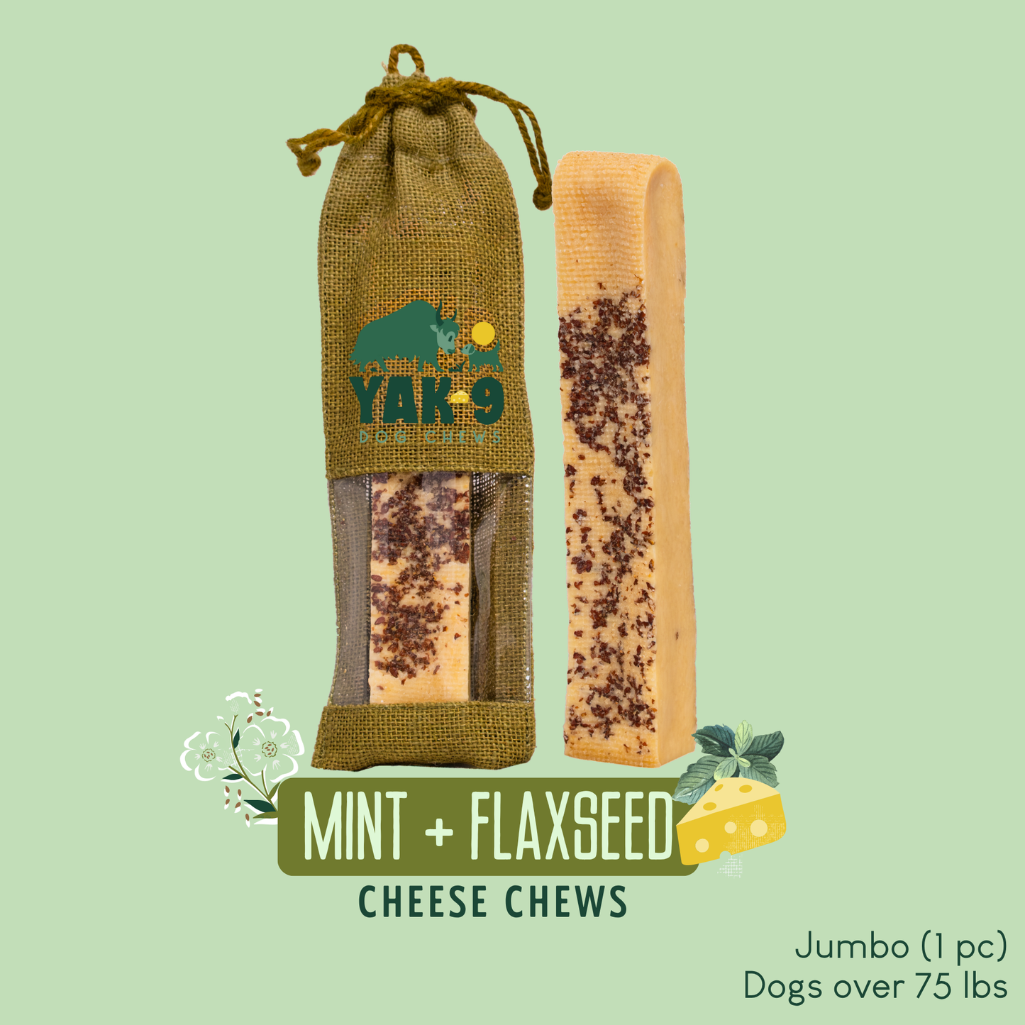 Flaxseed Yak Chews for Dogs