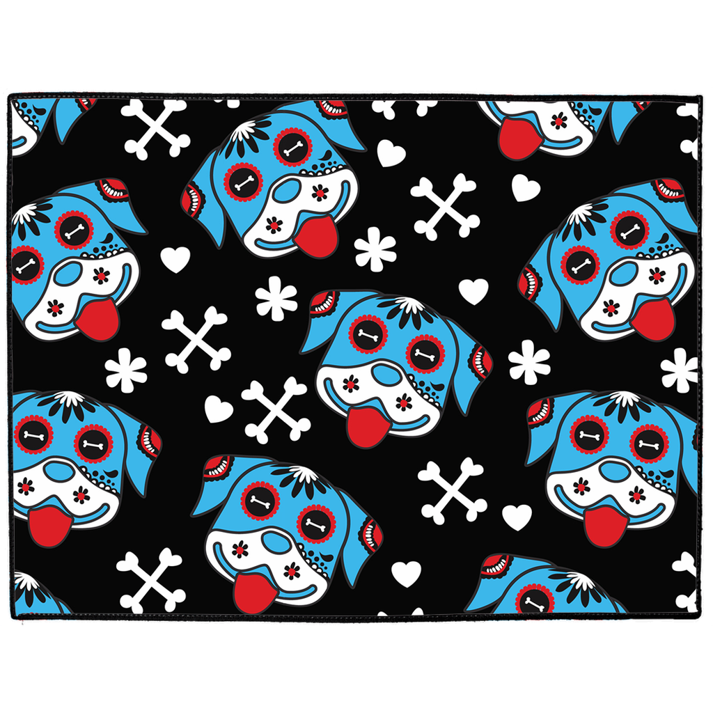 Day of the Dog Blue Dog Mat