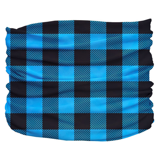 Buffalo Plaid Blue Pup Scruff-1