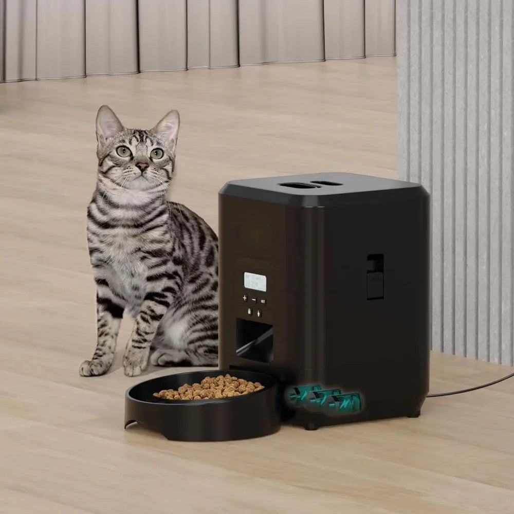 NNEOBA Smart Pet Feeder – Automatic Timed Cat & Dog Food Dispenser with Portion Control