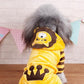 Autumn And Winter Dog Pet Costume Collection: Cozy Coral Fleece Cartoon Style-1
