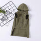Cozy Cotton Dog Sweater With Hood - Stylish Snowflake Design For Small Dogs-5