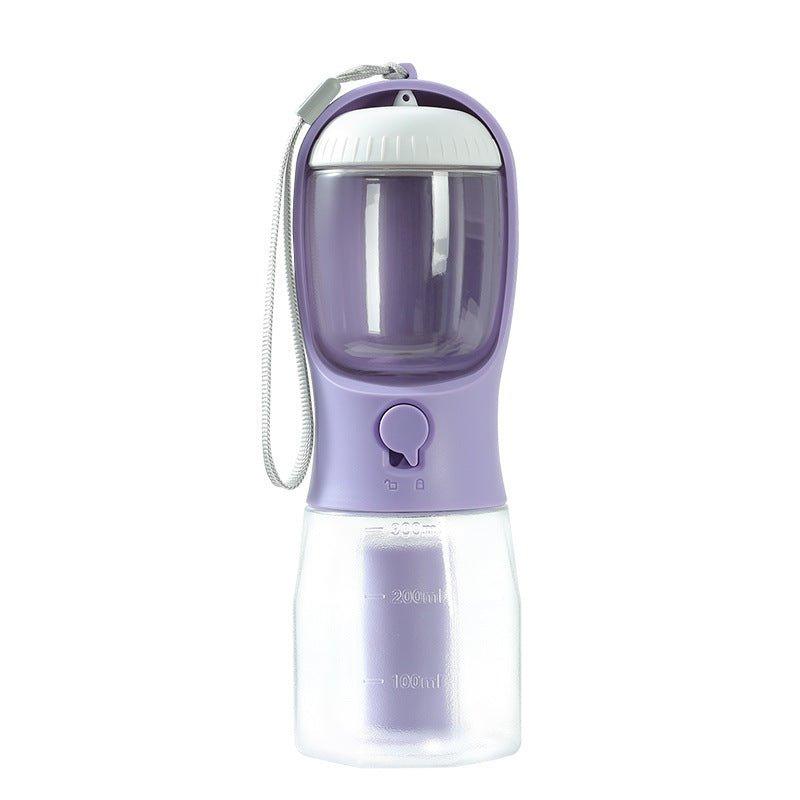 Dog Water Cup Drinking Food Garbage Bag Three-In-One Portable Multi-Functional Pet Cups
