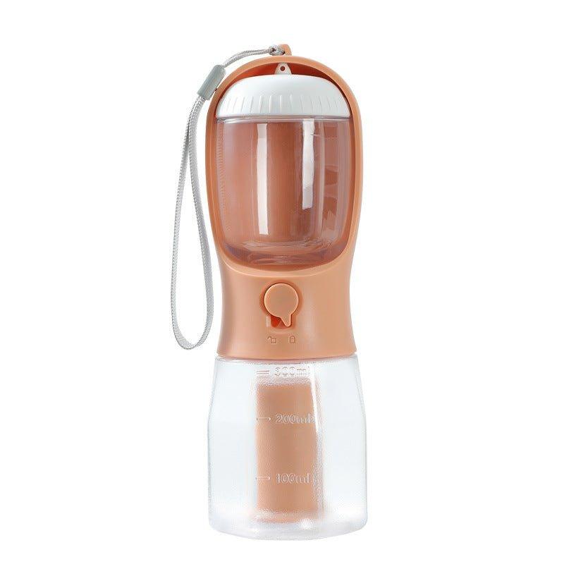 Dog Water Cup Drinking Food Garbage Bag Three-In-One Portable Multi-Functional Pet Cups