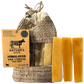Small Yak Cheese (4 Pack) in Hand Woven Bag-0
