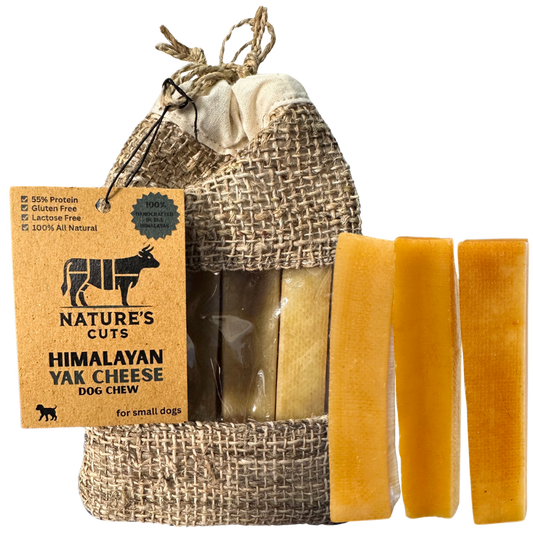 Small Yak Cheese (4 Pack) in Hand Woven Bag-0